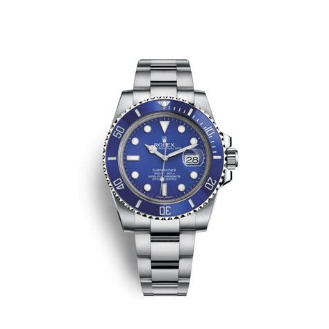 rolex submariner smurf stainless steel